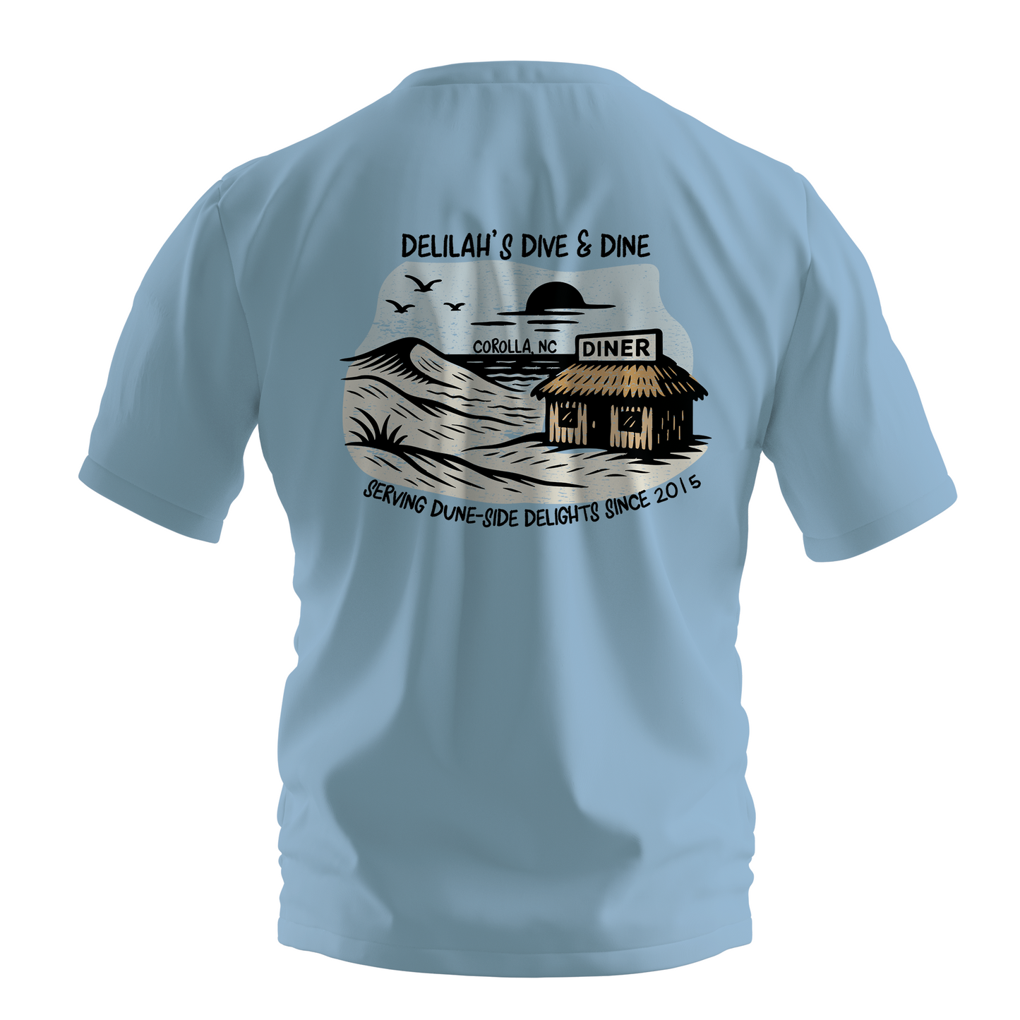 Delilah’s Dive & Dine Tee | Retro Coastal Diner Shirt – Everdrift Supply Co