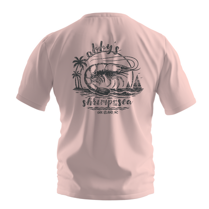 Abby’s Shrimp by the Sea Tee | Coastal Retro Shirt – Everdrift Supply Co