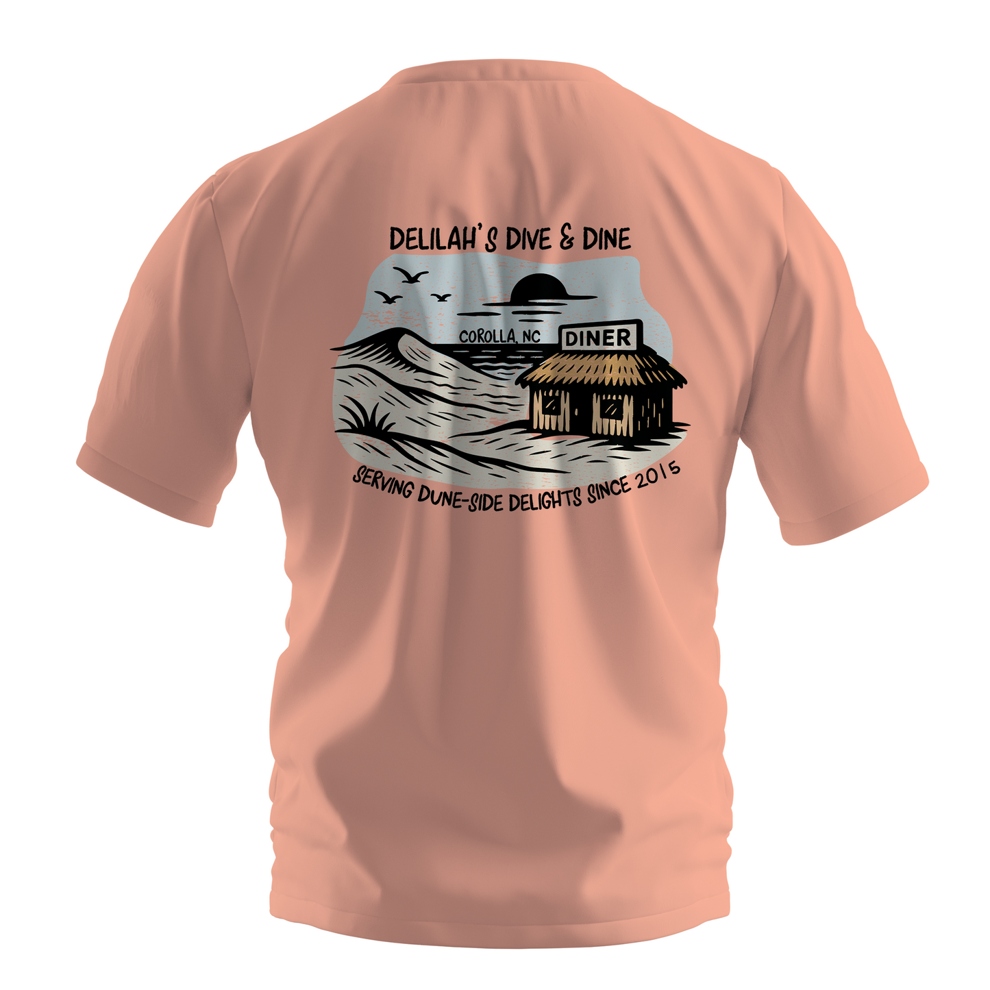 Delilah’s Dive & Dine Tee | Retro Coastal Diner Shirt – Everdrift Supply Co