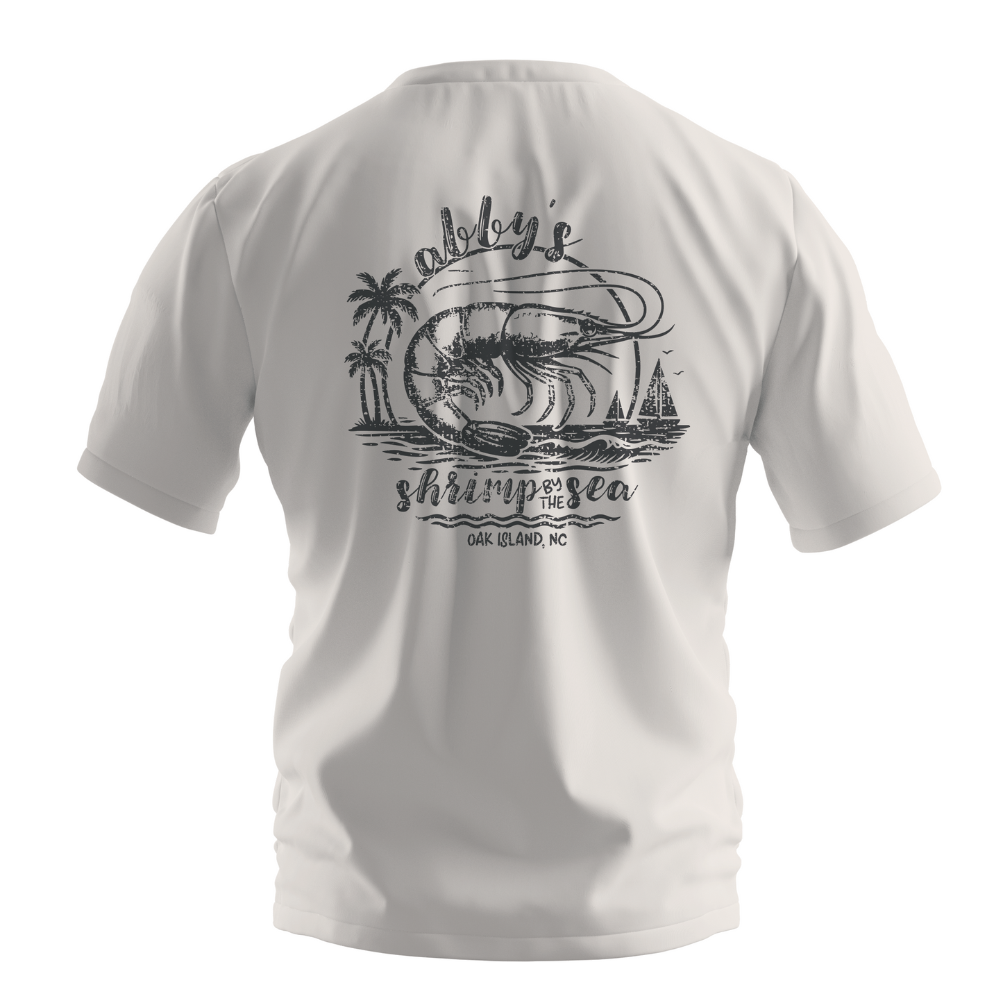 Abby’s Shrimp by the Sea Tee | Coastal Retro Shirt – Everdrift Supply Co