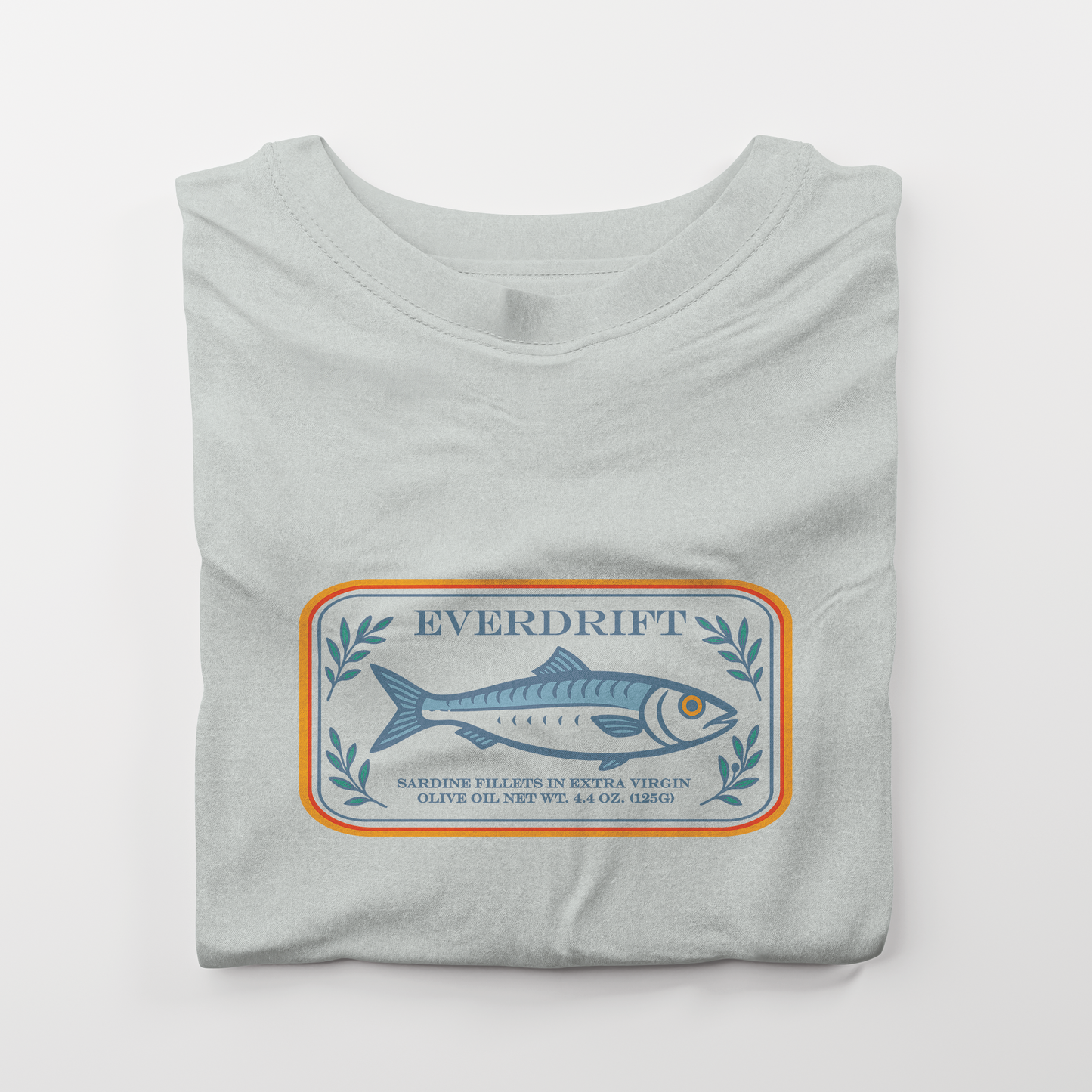 Portside Sardine Tee - Retro Coastal Graphic Shirt – Everdrift Supply Co