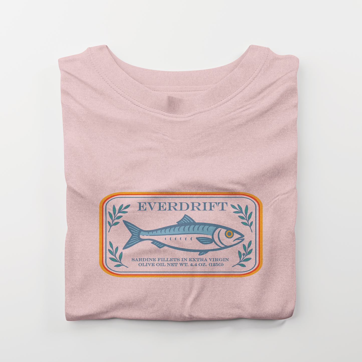 Portside Sardine Tee - Retro Coastal Graphic Shirt – Everdrift Supply Co