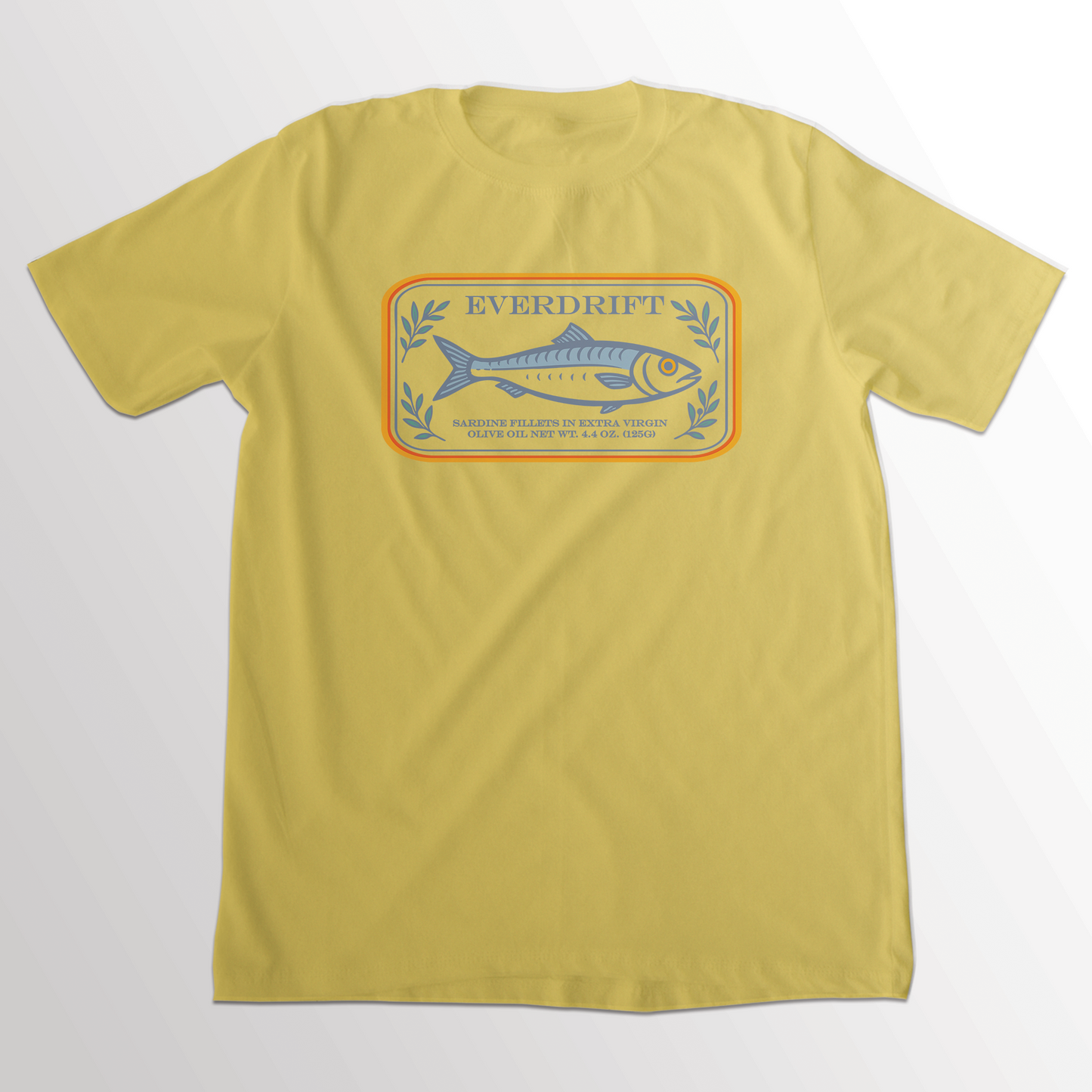 Portside Sardine Tee - Retro Coastal Graphic Shirt – Everdrift Supply Co