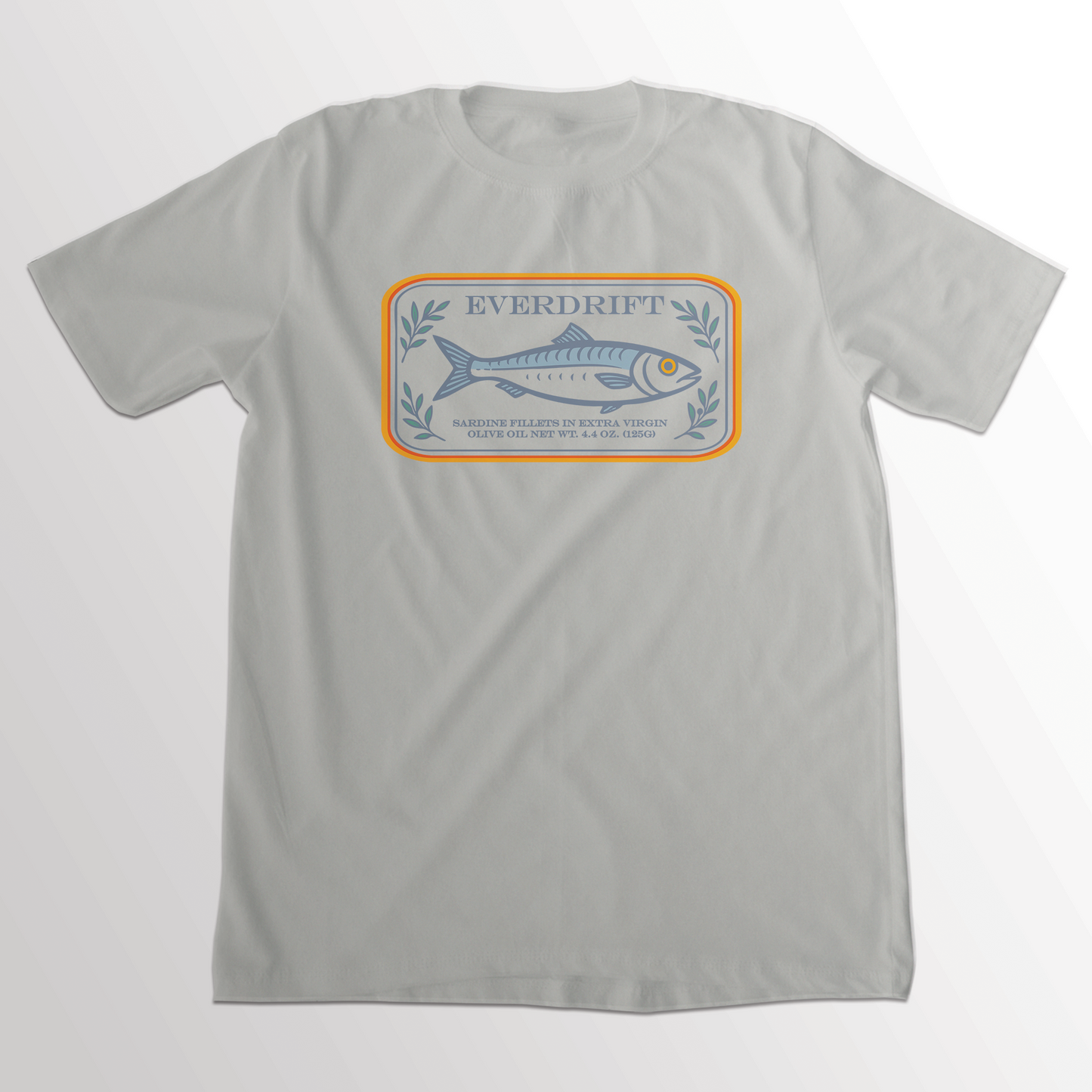 Portside Sardine Tee - Retro Coastal Graphic Shirt – Everdrift Supply Co
