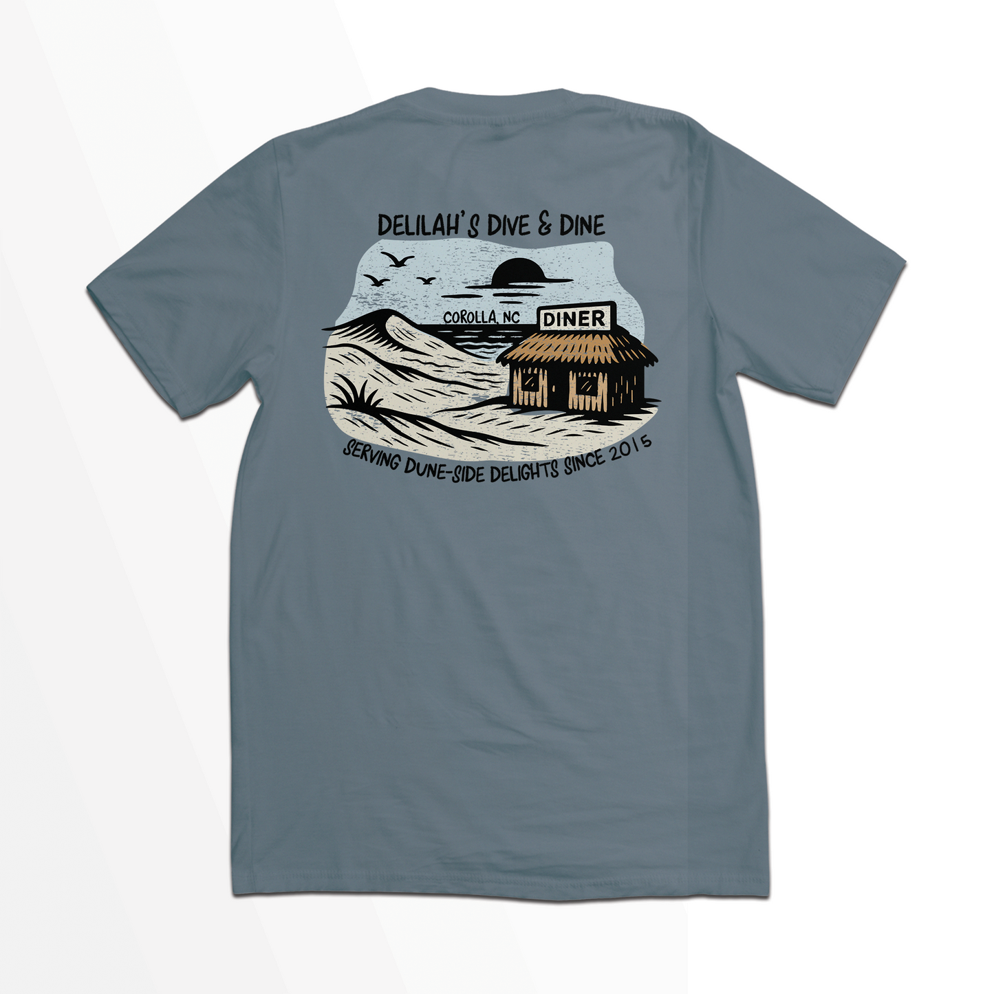 Delilah’s Dive & Dine Tee | Retro Coastal Diner Shirt – Everdrift Supply Co