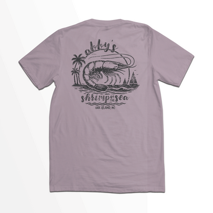 Abby’s Shrimp by the Sea Tee | Coastal Retro Shirt – Everdrift Supply Co