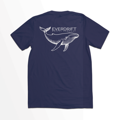Humpback Whale Tee - Nautical Ocean Shirt – Everdrift Supply Co