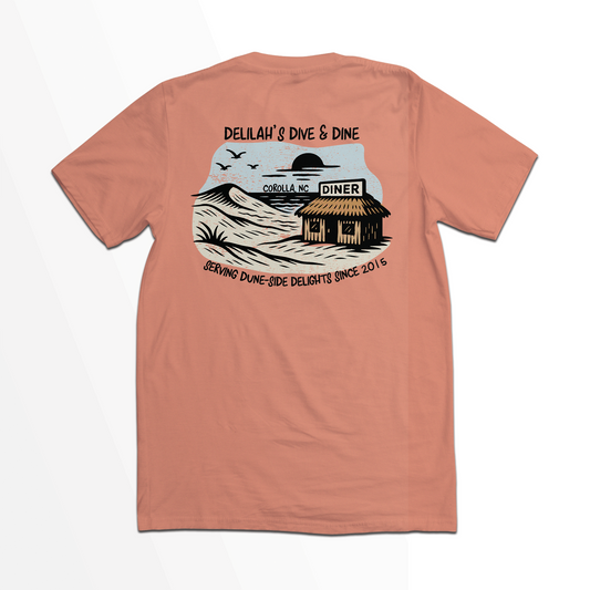 Delilah’s Dive & Dine Tee | Retro Coastal Diner Shirt – Everdrift Supply Co