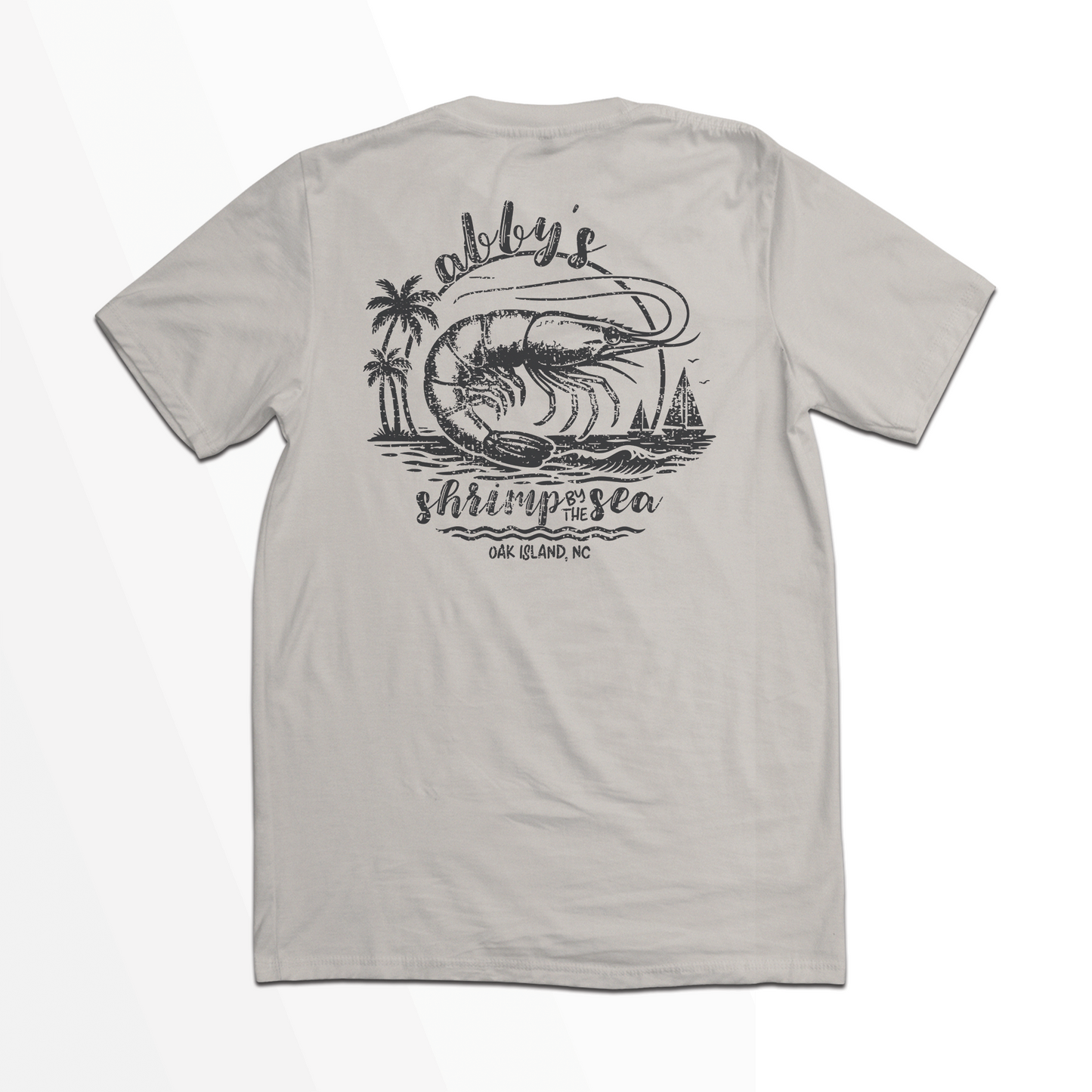 Abby’s Shrimp by the Sea Tee | Coastal Retro Shirt – Everdrift Supply Co