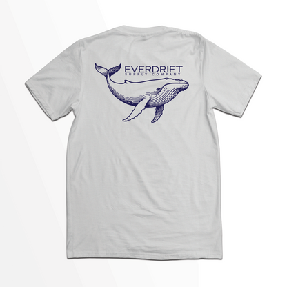 Humpback Whale Tee - Nautical Ocean Shirt – Everdrift Supply Co
