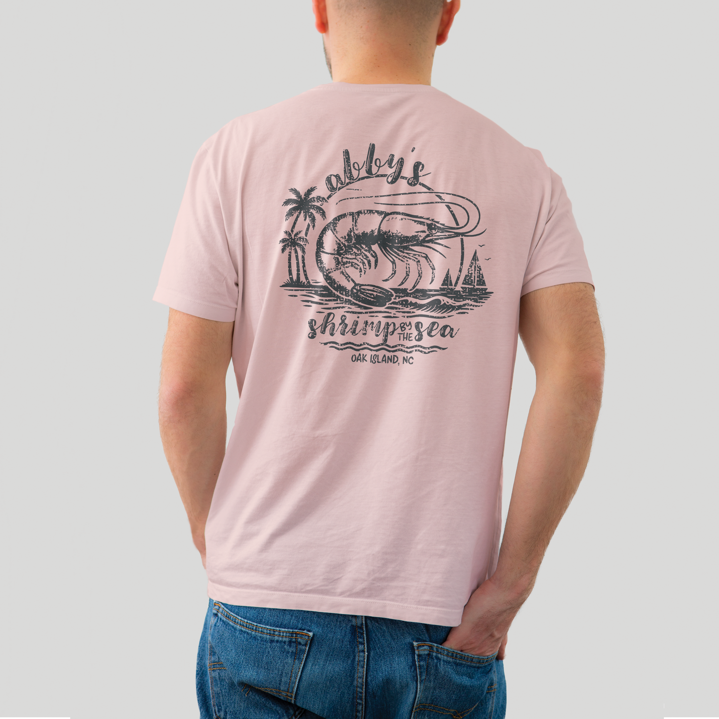 Abby’s Shrimp by the Sea Tee | Coastal Retro Shirt – Everdrift Supply Co