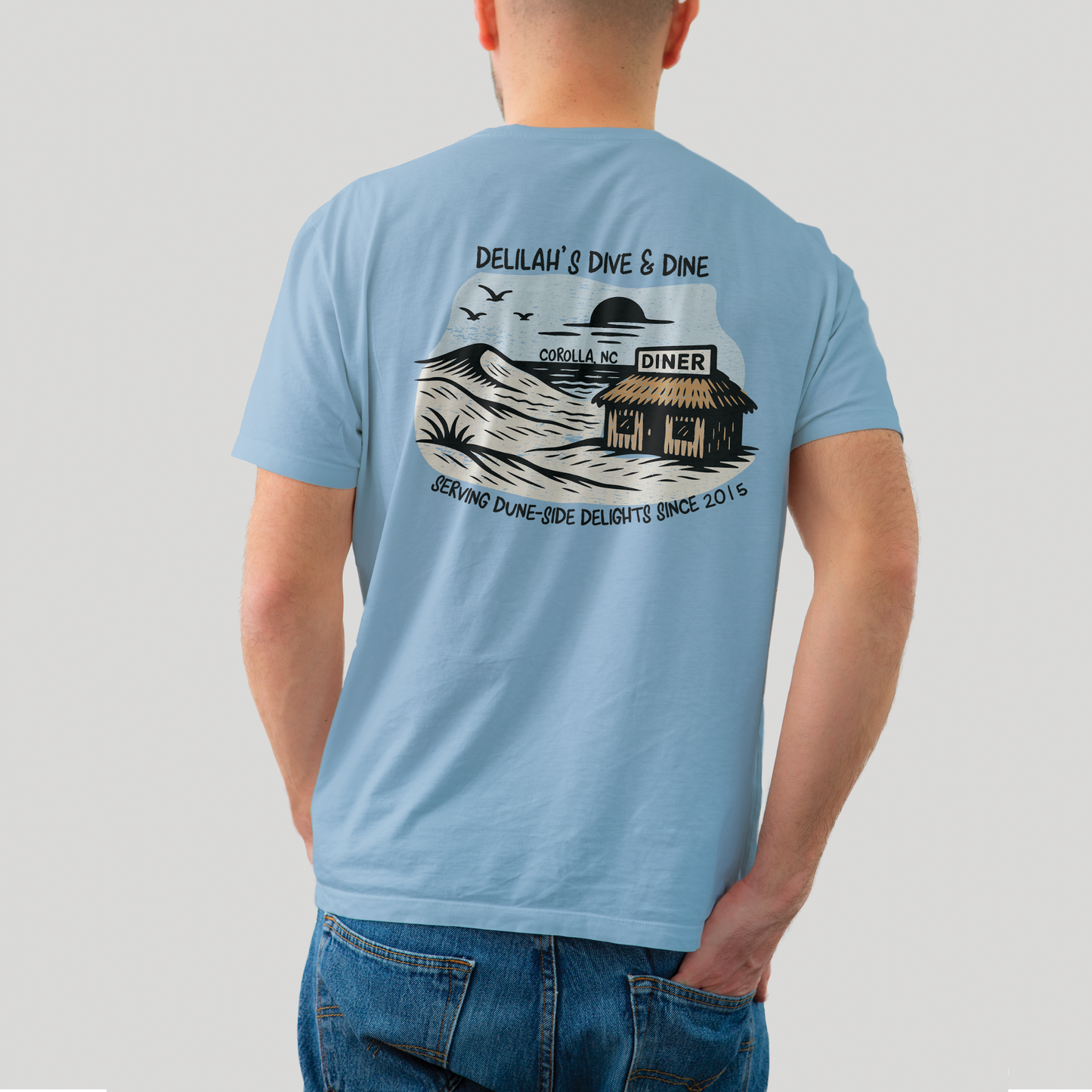 Delilah’s Dive & Dine Tee | Retro Coastal Diner Shirt – Everdrift Supply Co