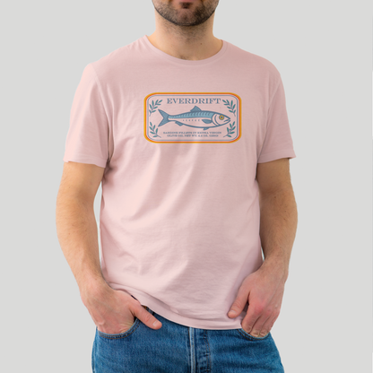 Portside Sardine Tee - Retro Coastal Graphic Shirt – Everdrift Supply Co