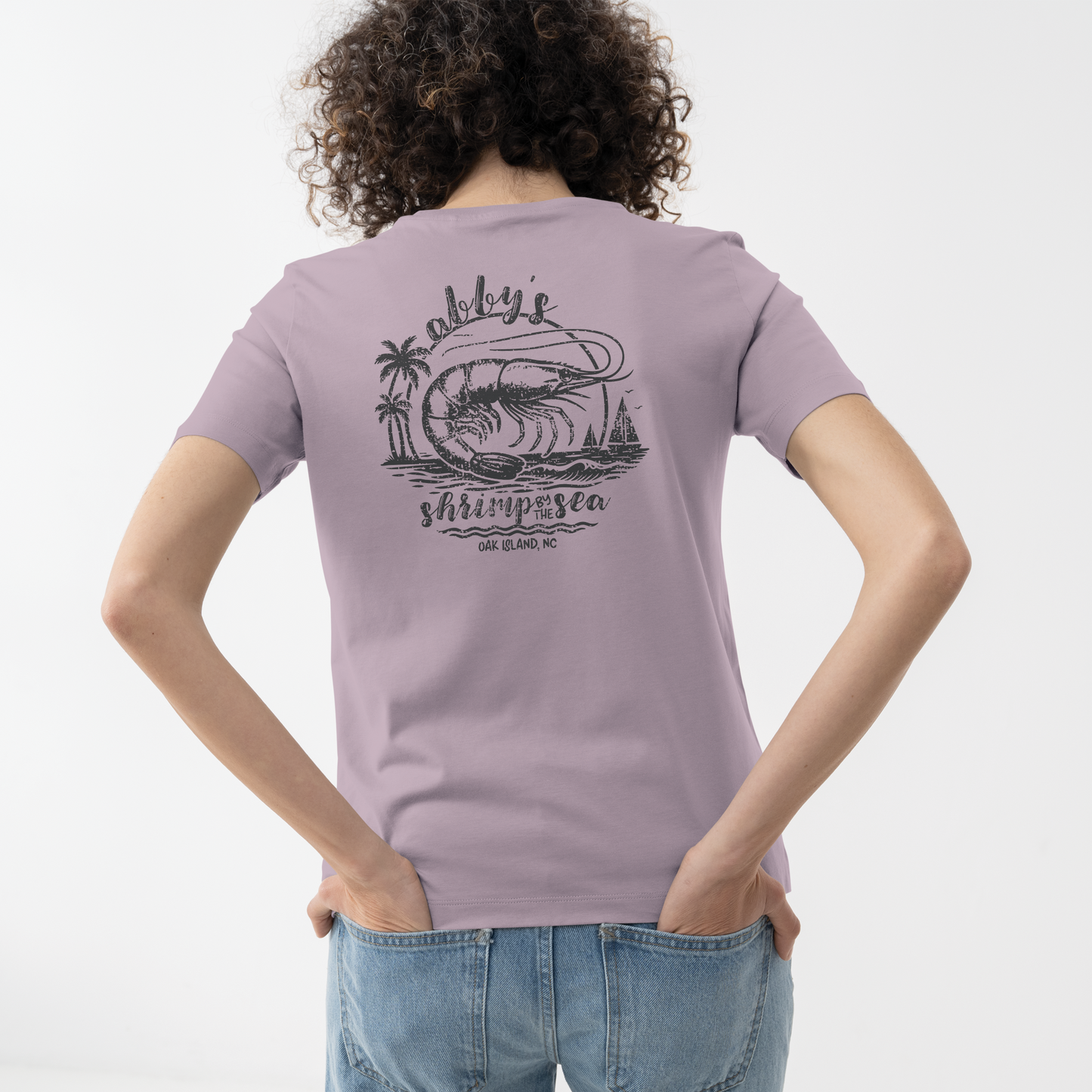 Abby’s Shrimp by the Sea Tee | Coastal Retro Shirt – Everdrift Supply Co