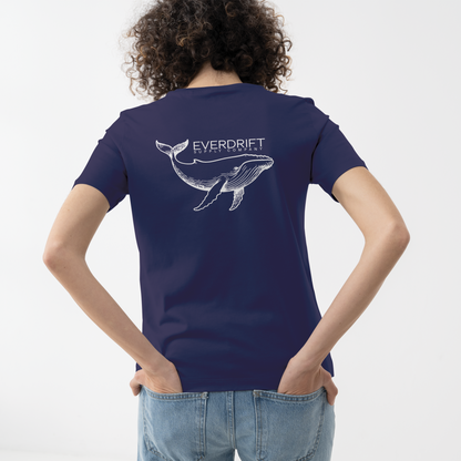 Humpback Whale Tee - Nautical Ocean Shirt – Everdrift Supply Co